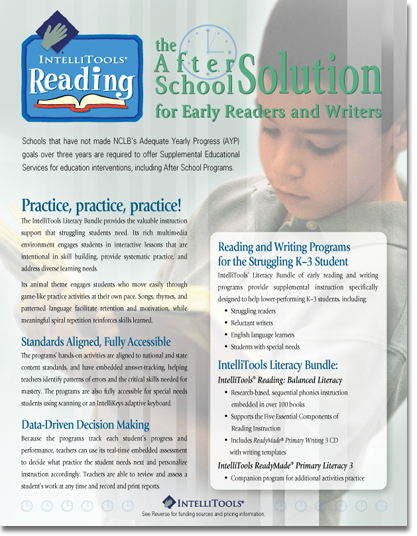 poster of boy reading